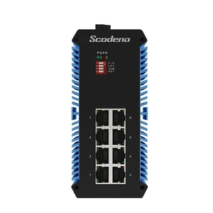 XPTN-9000-65-8GP-X Switch Công nghiệp Scodeno 8 cổng 8*10/100/1000 Base-T PoE